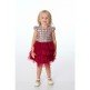 ZKD-001 GIRLS KIDS GORGEOUS RED DRESS WITH SEQUIN VELOUR BOLERO JACKET PARTY 1-5 Yrs