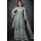Mint Indian Party Wear Mother and Daughter Matching Dress