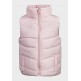 Girls Baby Pink Padded Gilet Jacket