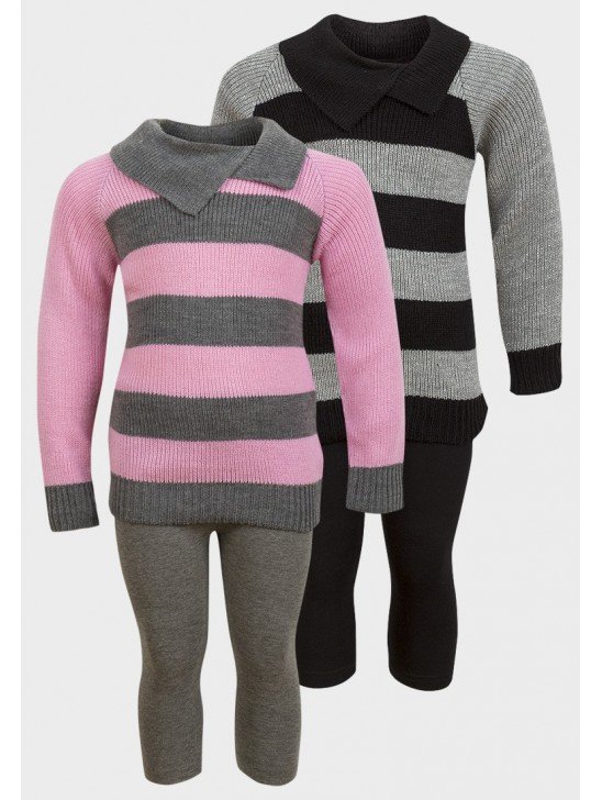 Diva Girls Stripe Jumper & Leggings Set