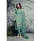 Green Indian Pakistani Georgette Churidar Party Wear Suit