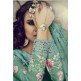 Green Indian Pakistani Georgette Churidar Party Wear Suit