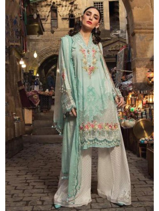 Maria B Pakistani Embroidered Designer Suit