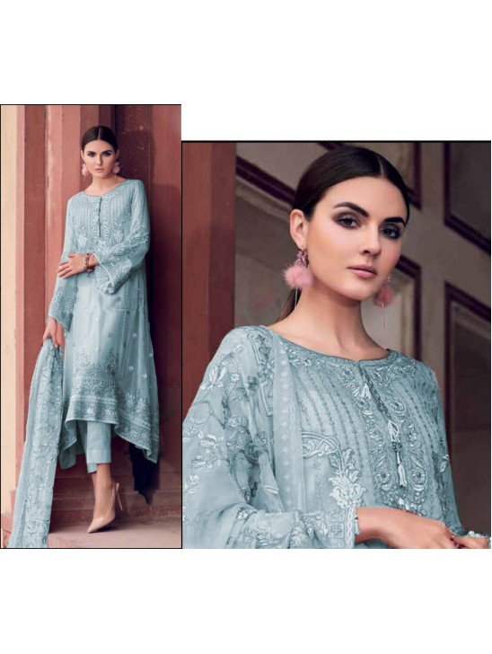 PAKISTANI STYLE ETHNIC WEAR EMBROIDERED SALWAR SUITS