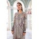 Grey Pakistani Indian Ethnic Embroidered Suit