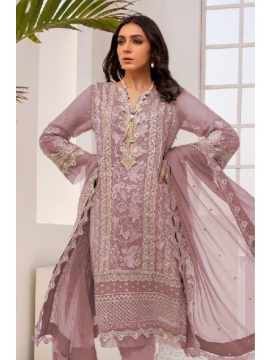 Mauve Purple Pakistani Salwar Suit