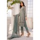 Olive Green Pakistani Salwar Kameez