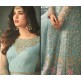 Sky Blue Indian Party Wear Asian Anarkali Wedding Bridal Gown Dress