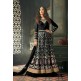 Black Indian Party Wear Asian Anarkali Wedding Bridal Gown Dress