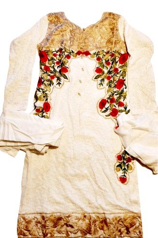 White Embroidered Designer Pakistani Salwar Suit