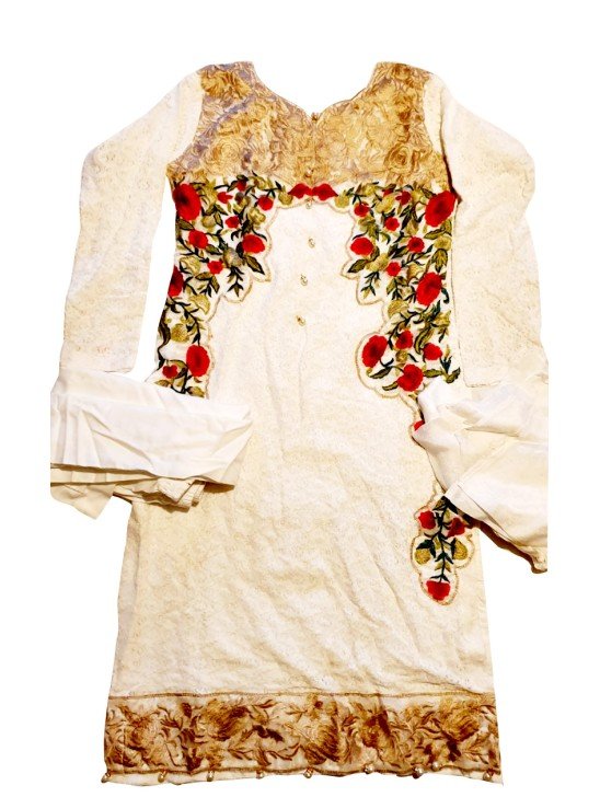 White Embroidered Designer Pakistani Salwar Suit