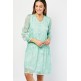 GORGEOUS  V-NECK SMOCK READY TO WEAR DRESS