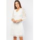 GORGEOUS  V-NECK SMOCK READY TO WEAR DRESS