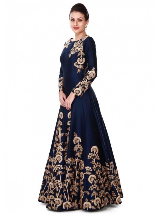 ETHNIC PARTY WEAR DESIGNER INDO WESTERN STYLE ANARKALI GOWN