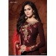 DARK MAROON 102 MUGDHA DESIGNER STRAIGHT SALWAR KAMEEZ