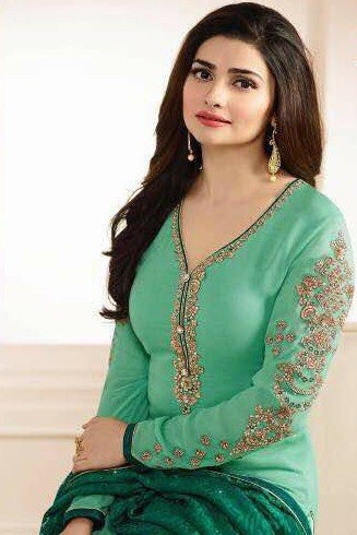 Green Embroidered Dress Indian Ethnic Salwar Suit