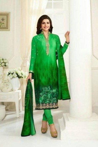 Green Indian Salwar Suit Designer Party Dress
