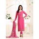 KS-4928 PINK KASEESH SILKINA FRENCH CREPE PARTY WEAR SUIT