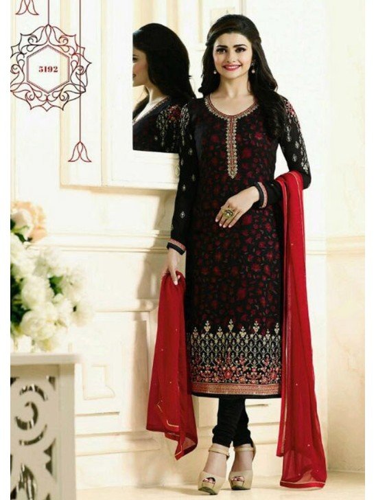 Black Designer Salwar Suit Indian Party Dress