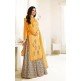 Yellow Indian Palazzo Suit Designer Party Dress
