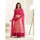 Pink Indian Anarkali Frock Designer Party Suit