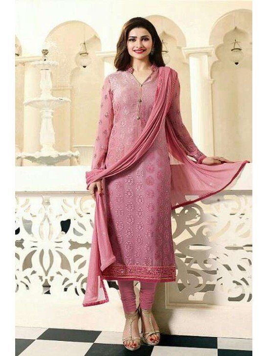 Pink Cultural Salwar Kameez Indian Casual Suit