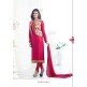 Hot Pink Party Dress Modern Salwar Kameez