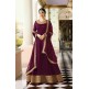 Plum Elegant Gown Indian Wedding Anarkali Suit