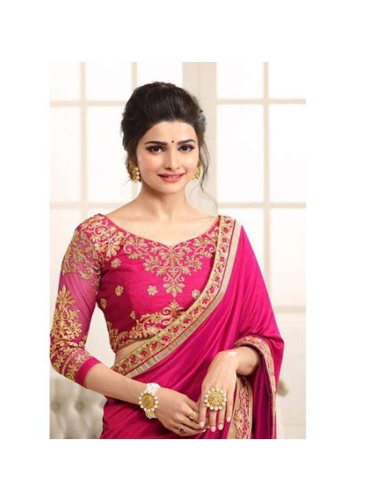 Pink Indian Wedding Saree Bollywood Design