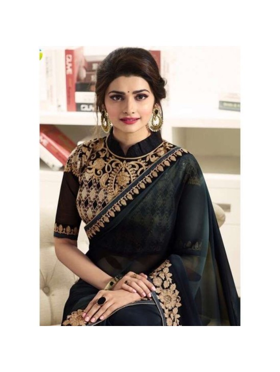 Black Designer Saree Online