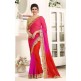 Pink Red Indian Wedding Saree