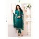 TEAL KASEESH SILKINA ROYAL CREPE 9 PARTY WEAR SUIT