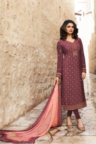 Baking Red Indian Salwar Suit Fancy Pakistani Dress
