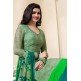 Green Crepe Salwar Suit Indian Designer Party Dress