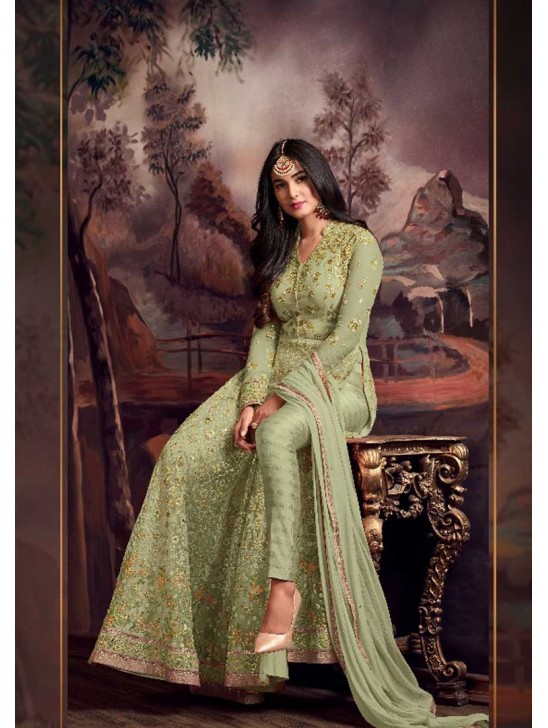 Green Indian Bridesmaid Wedding Dress