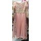 Peach Embroidered Indian Wedding Outfit