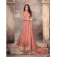 Pakistani Gown Peach Designer Anarkali Dress