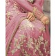 Rose Pink Embroidered Gown Fancy Wedding Wear