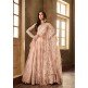 PEACH INDIAN DESIGNER PARTY & WEDDING GOWN