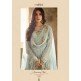 Chalked Serenity Blue Indian Palazzo Style Party Wear Suit