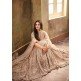 STUNNING NEW BEIGE HEAVY EMBELLISHED INDIAN WEDDING GOWN