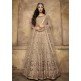 Beige Net Bridesmaid Dress Indian Wedding Outfit