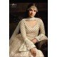 Cream Bridal Gown Embellished Sequin Party Wear Dress