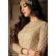 BEIGE INDIAN PAKISTANI BRIDAL AND BRIDESMAID WEDDING GOWN