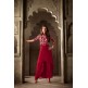 Red Fancy Party Suit Indian Elegant Dress