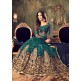 MZ4705 NAVY BLUE/GREEN MAISHA AZARA BRIDAL WEDDING WEAR DRESS