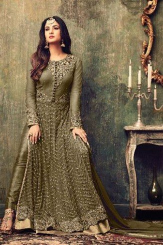 Mehndi Indian Pakistani Wedding Suit Party Dress 