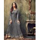 ZAC4707-D GREY INDIAN HEAVY EMBROIDERED WEDDING WEAR DRESS (3 weeks delivery)