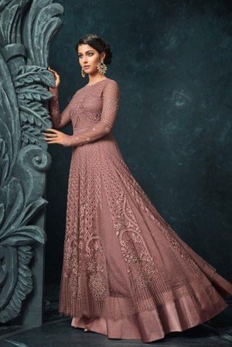 PINK INDIAN EVENING & WEDDING ANARKALI GOWN