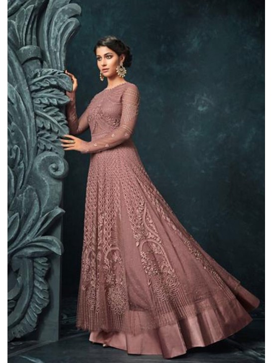 PINK INDIAN EVENING & WEDDING ANARKALI GOWN